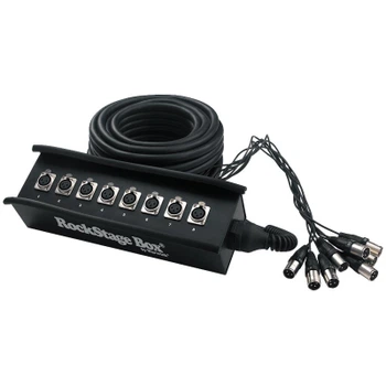 Мультикор RockCable Multicore Cable + Stage Box - 8 x Send (15m) (RCL 30900)