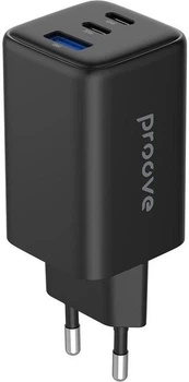 Мережевий зарядний пристрій Proove Pocket GaN 65W (2Type-C + USB)