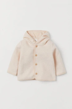 Кардиган вовняний для дівчинки H&M Baby Exclusive 0696142-005 062 см (2-3 months) молочний