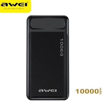Батарея універсальна Awei P5K 10000mAh портативний зовнішній акумулятор