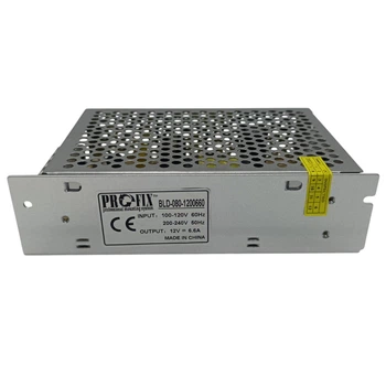 Блок питания монтажный PROFIX BLD-080-120660 Металл 12V 6.6A Негерметичніый Silver