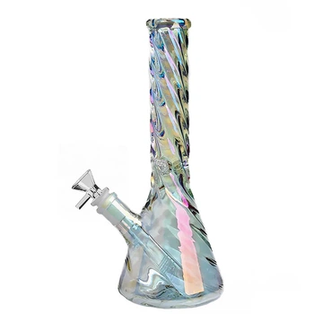 Бонг Стеклянный Для Курения "Chromatech Spiral Beaker Medium"