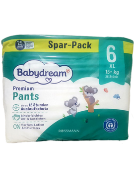 Підгузки-трусики Babydream 6 premium pants