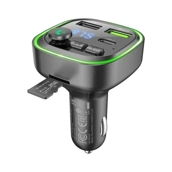 FM трансмітер Borofone BC48 QC3.0 18W black