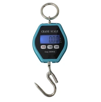 Электронные портативные весы крановые кантеры до 300кг с ЖК дисплеем Crane Scale KC 300 + батарейки