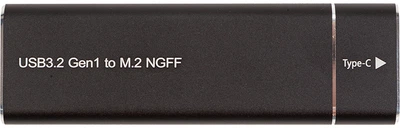 Зовнішня кишеня PowerPlant для M.2 SSD USB 3.2 (HC380305)