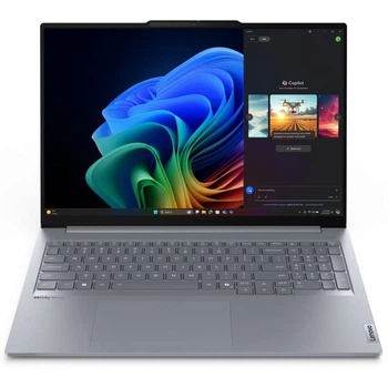 Ноутбук Lenovo ThinkBook 16 G7 21NH001UPB, 16 дюйм 1920 x 1200, Qualcomm X1P- 42- 100 8 C / 8 T, 3. 4 GHz- 3. 4 GHz, 32 ГБ LPDDR5X, 512 ГБ SSD, Qualcomm Adreno, Windows 11 Pro, Сірий