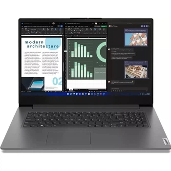 Ноутбук Lenovo V17 G4 IRU, 17, 3 Full HD, Intel® Core™ i7 13620H до 4, 9 ГГц, 16 ГБ DDR4 3200, 512 ГБ SSD, Intel® UHD, Windows 11 Pro, Iron Gray 512 ГБ