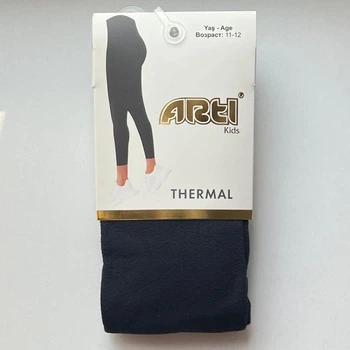 Лосини термо дитячі ARTI Thermal тонкі Чорні 152-158 / 13-14 років