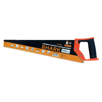 Ножівка по дереву Shark 500 мм 7 TPI LT (38-500)