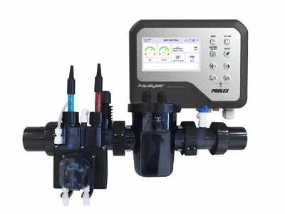 Электролизер Poolex Aqualyser FLEX 80 для бассейнов до 80 м³, 20 г/ч, Wi-Fi, pH/Redox (FLEX80)