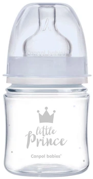 Детская бутылочка антиколиковая для кормления новорожденных 120 мл EasyStart Royal Baby Canpol babies голубой