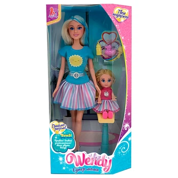 Детская кукла Супер Мама Wendy с аксессуарами (41841)