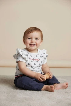 Комплект (туника + штаны) Tommy Hilfiger 3 года 98 см Белый/синий