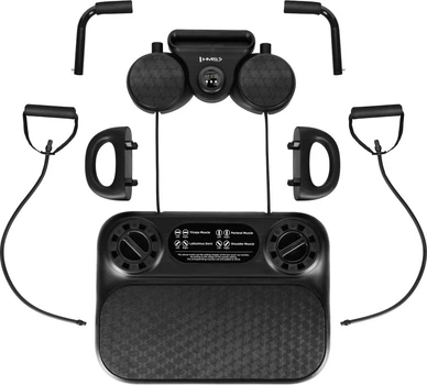 Багатофункціональна платформа HMS 3 в 1 для вправ на прес та віджимань з тросами DBP02 (5908261685323)