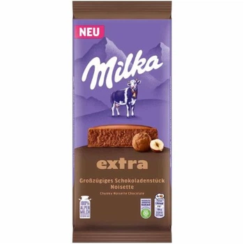 Шоколад молочний Milka Extra Noisette - 190 g