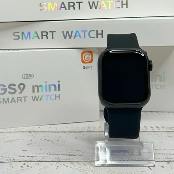 Смарт-годинник Smart Watch GS 9 mini 9-го покоління 38 мм з калькулятором і Bluetooth 5.2, Black (swgs9minib)