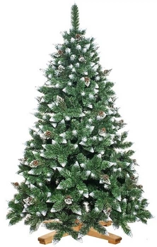 Сосна декоративна Springos Premium Royal Trees засніжена з шишками 220 см (5907719493763)