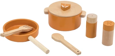 Набір посуду Trixie Mr Lis Деревʼяний для дітей 2610554 (5400858368140)