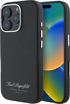Панель Karl Lagerfeld Hotel RSG для iPhone 16 Pro Black (3666339294274)