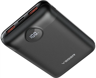 УМБ Veger S20 20000 mAh 22.5W PD/QC3.0 Black (6970453554198)