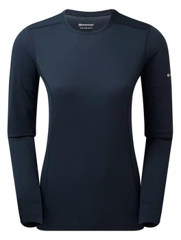 Футболка MONTANE Female Dart Lite Long Sleeve T-Shirt Eclipse Blue S