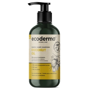 Шампунь Ecoderma з кокосовою олією та олією ши 500 мл