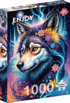 Пазл Портрет чарівного вовка - Magical Wolf Portrait (Enjoy-2164)