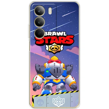 Силиконовый Чехол с Картинкой для Realme C71 Принт (Бравл Старс Вольт, Brawl Stars Surge) (69058-ysm020)
