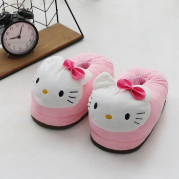 Дитячі Кімнатні Тапочки Hello Kitty М'які Рожеві 22 См 27-33 (368474)