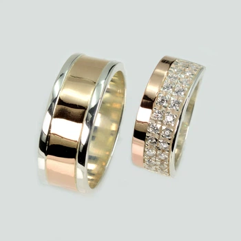 Пара обручок Silver Style Обр3017к