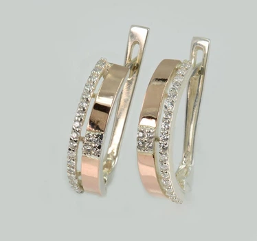 Серьги из серебра Silver Style 121с