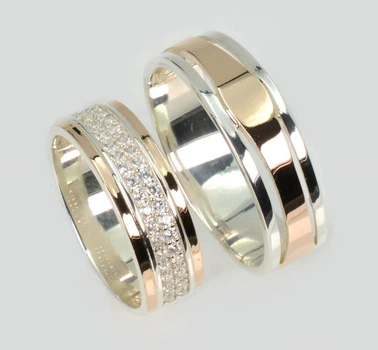 Пара обручок Silver Style Обр56Обр59