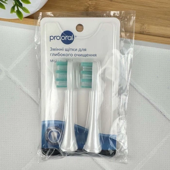 Prooral 2922 Щетки для глубокого очищения для звуковой зубной щетки prooral T09