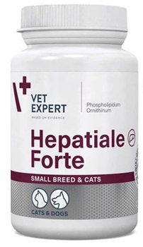 Пищевая добавка для собак мелких пород и кошек Vet Expert Hepatiale Forte Small Breed&cats (поддержание функции печени) таблетки - 40 шт