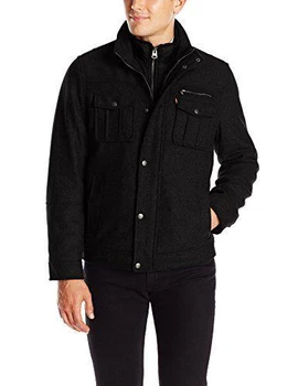 Куртка Levi's Levi's Men's Wool Blend Two Pocket Trucker Jacket M Черная