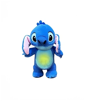 Интерактивная игрушка Comfort Toys 853-6 герой высота: 33 см ночник сплюшка подсвечивается музыка дышит на батарейках для сна в коробке 29.5 см × 15 см × 12.5 см синий