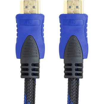 Кабель відео PowerPlant HDMI - HDMI, 10м, позолочені конектори, 1.4V, Nylon, Double ferrites