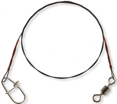 Поводок Cormoran титановый Titanium Leader 30 cm 8 kg 2 pcs (1102-75-84408)