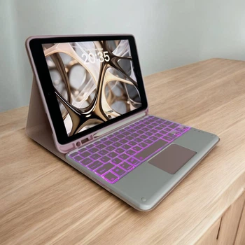 Чохол-клавіатура CaseFashion з підсвіткою для iPad 11 (A16) (2025) Pink