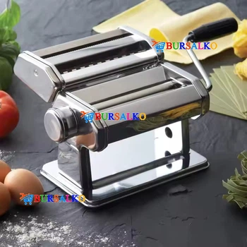Лапшерезка ручная тестораскатка Maestro MR 1679R Plus тестораскатка с насадкой для равиоли механическая (0230BS)