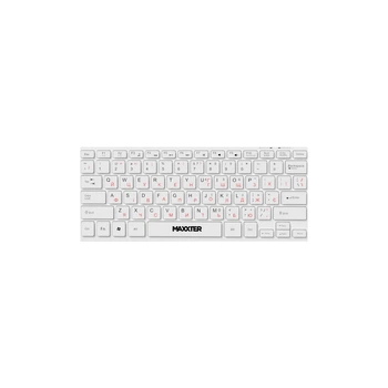 Клавиатура Maxxter KBM-C01W-UA USB UA White (KBM-C01W-UA)