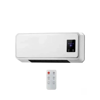 Тепловентилятор нагрівач настінний керамічний Heating air conditioning UKC 4425 800W з пультом ДК Білий