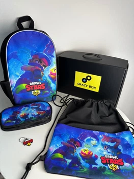 Подарунковий набір в коробці Crazy Box Едгара Бравл Старс Brawl Stars відмінний подарунок хлопчику
