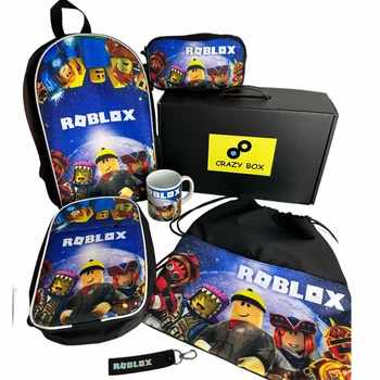 Подарочный набор Roblox Роблокс в коробке Crazy Box c чашкой подарок мальчику