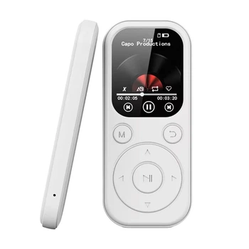 MP3 плеєр 01D 32Gb з FM радіо, Bluetooth та диктофоном Білий