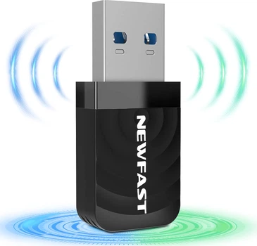 Бездротовий USB-адаптер NEWFAST WiFi 1300 Мбіт/с