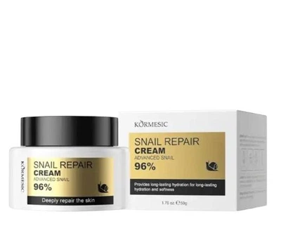 Глибоко зволожуючий крем для обличча з муцином равлика kormesic 96 % snail ,50g