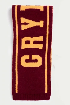 Шарф з принтом для жінки Marks & Spencer Harry Potter 3047Y 17 x 137 см бордовий
