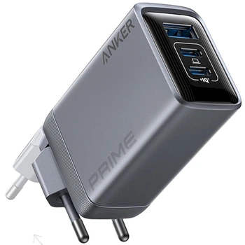 Anker コネクタケース シルバー Зарядное устройство Anker GaNPrime 100W 2xUSB-C PD + 1xUSB-A